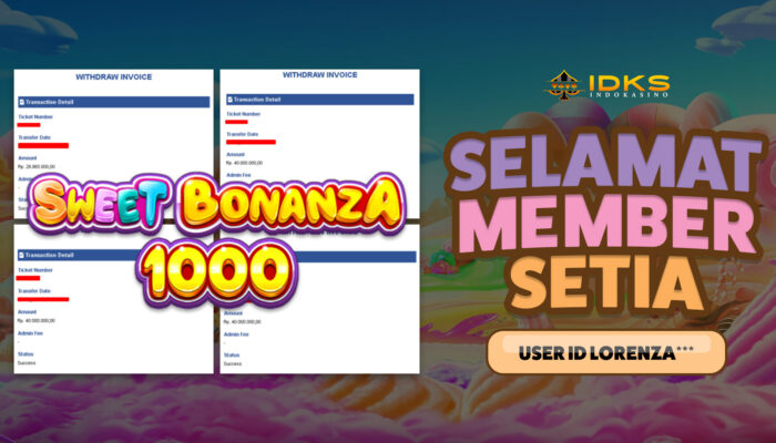 Ledakan Manis! Cair Rp116 Juta di Sweet Bonanza 1000 INDOKASINO