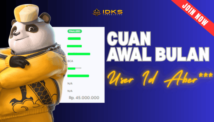 Panda Ngebeat, Saldo Meledak! ID ABER*** Raih Rp50 Juta, WD Rp45 Juta di Hip Hop Panda INDOKASINO