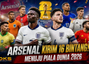 16 Pemain Arsenal Menuju Piala Dunia 2026, Bukti Kekuatan Skuad Mikel Arteta