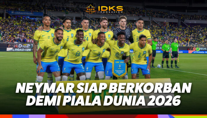 Demi Brasil, Neymar Rela Tinggalkan Status Starter di Piala Dunia 2026
