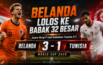 Belanda Juara Grup F