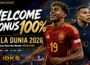 Bonus Piala Dunia Indokasino – Welcome Bonus 100% World Cup 2026