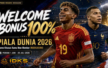 Bonus Piala Dunia Indokasino – Welcome Bonus 100% World Cup 2026