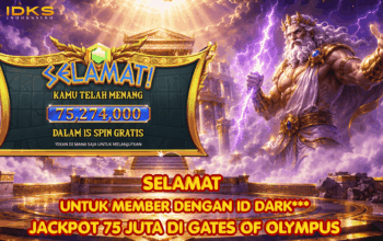 DARK*** Menang Rp75 Juta di Gates of Olympus INDOKASINO