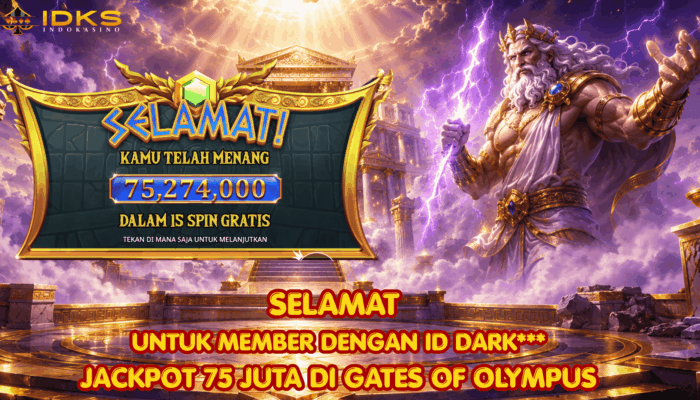 DARK*** Menang Rp75 Juta di Gates of Olympus INDOKASINO