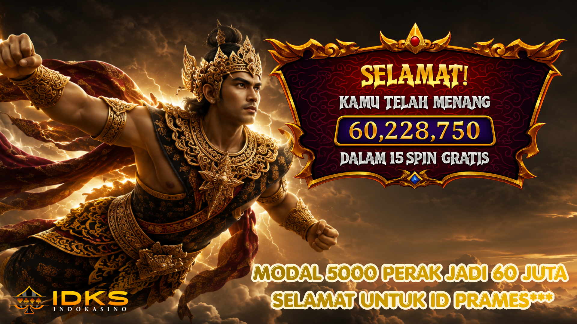 kemenangan Gates of Gatot Kaca 1000