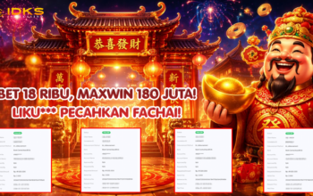 Maxwin FACHAI 180 Juta dari Bet Rp18 Ribu