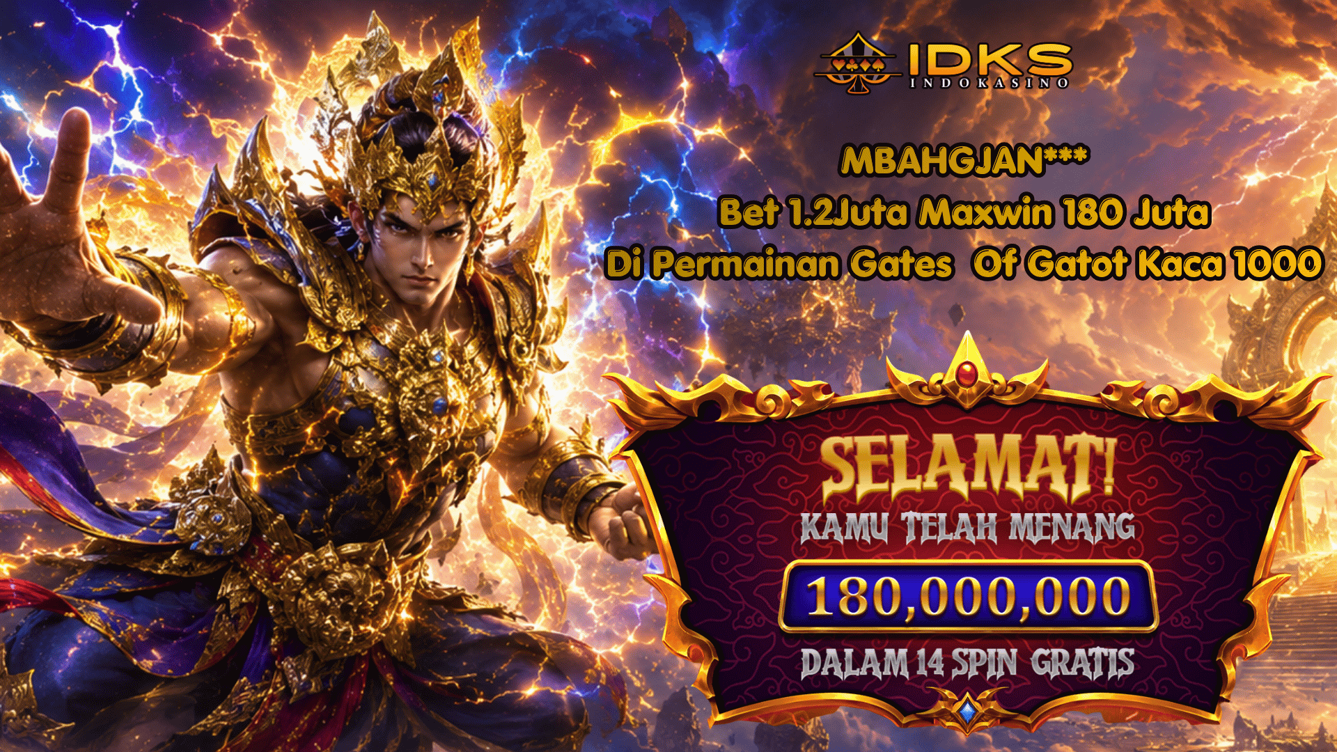 Kemenangan Gates of Gatot Kaca