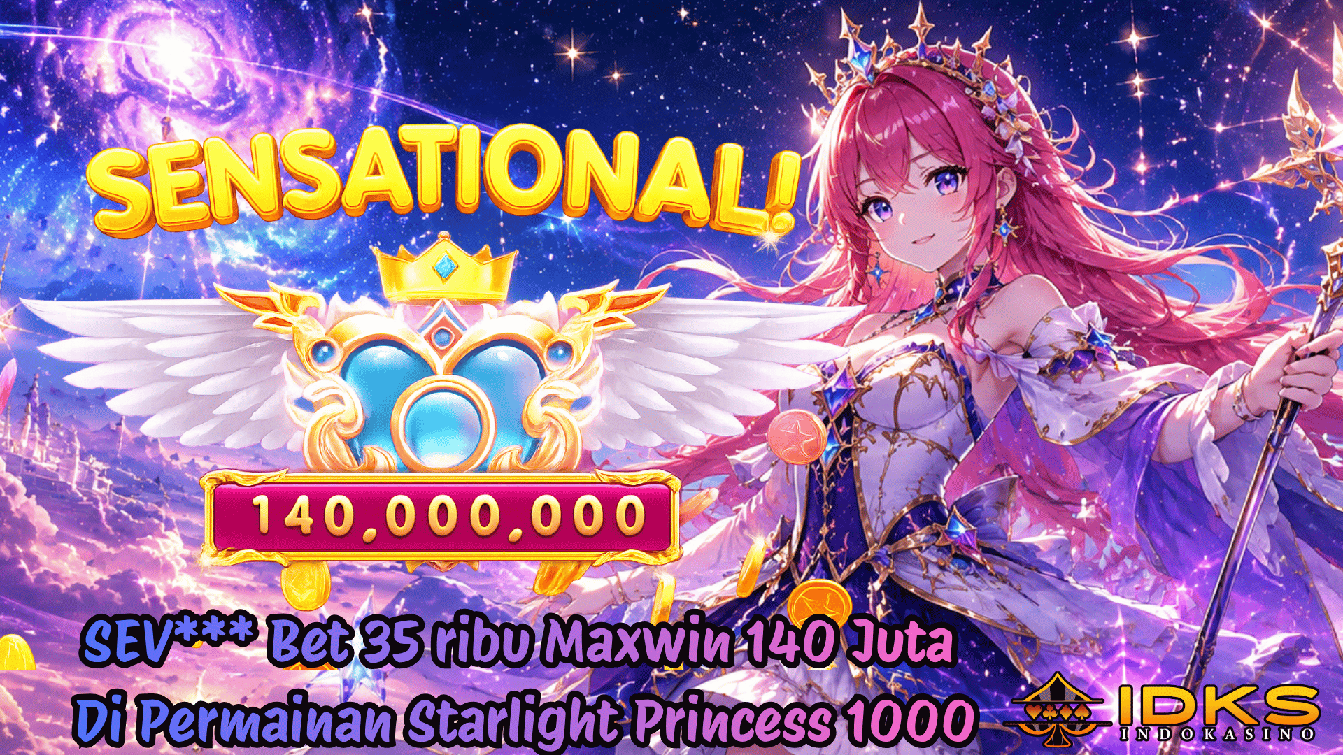 Kemenangan Starlight Princess 1000