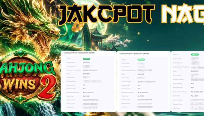 INDOKASINO Jackpot Naga Mahjong, Bet Rp105 Ribu Menang Rp352 Juta