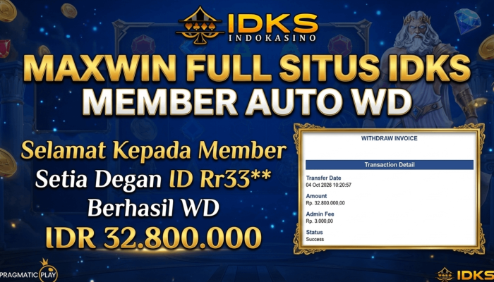 Rahasia Member IDKS WD Besar Rp 32.800.000 Hanya dengan Modal 200 Ribu
